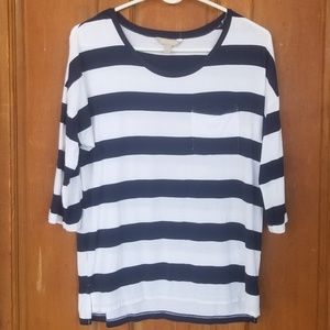 💲SALE💲Banana Republic | Striped 3/4 Sleeve Shirt